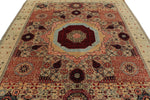 8x10 Multicolor and Green Turkish Tribal Rug
