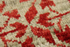 8x10 Multicolor and Ivory Turkish Tribal Rug