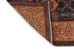 8x9 Blue and Multicolor Turkish Tribal Rug