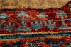 8x9 Blue and Multicolor Turkish Tribal Rug