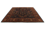 8x10 Navy and Red Anatolian Traditional Rug