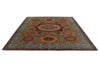 8x10 Multicolor and Red Turkish Tribal Rug