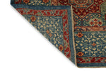 8x10 Multicolor and Red Turkish Tribal Rug