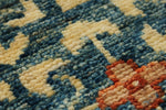 8x10 Multicolor and Red Turkish Tribal Rug