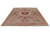 8x10 Green and Multicolor Turkish Tribal Rug