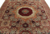 8x10 Green and Multicolor Turkish Tribal Rug