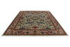8x10 Light Green and Multicolor Anatolian Traditional Rug