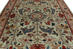 8x10 Light Green and Multicolor Anatolian Traditional Rug