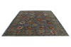 8x11 Blue and Multicolor Anatolian Traditional Rug