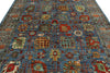 8x11 Blue and Multicolor Anatolian Traditional Rug