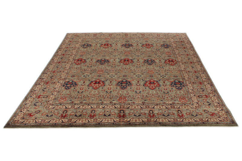 8x10 Gray and Multicolor Anatolian Traditional Rug