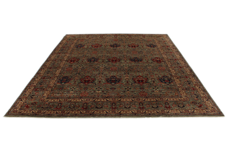 8x10 Gray and Multicolor Anatolian Traditional Rug