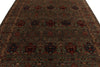 8x10 Gray and Multicolor Anatolian Traditional Rug