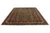 8x10 Green and Ivory Anatolian Traditional Rug