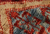 8x10 Burgundy and Multicolor Turkish Tribal Rug