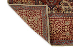 8x10 Ivory and Multicolor Turkish Tribal Rug