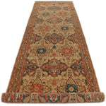 3x14 Rust and Ivory Anatolian Traditional Runner