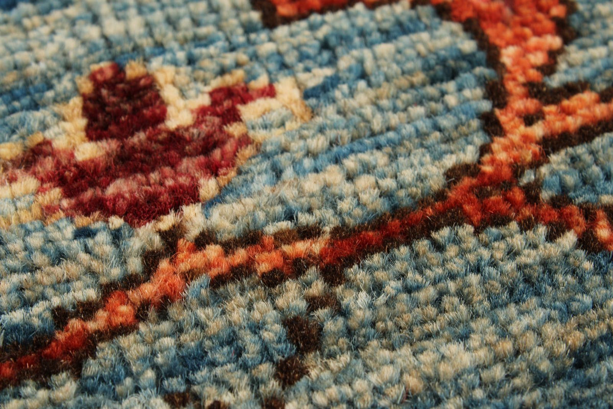 3x16 Navy and Red Anatolian Traditional Runner