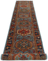 3x16 Light Blue and Navy Anatolian Traditional Runner