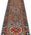3x16 Light Blue and Navy Anatolian Traditional Runner