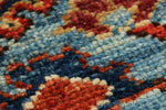 3x16 Light Blue and Navy Anatolian Traditional Runner