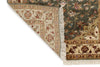 3x12 Light Blue and Ivory Turkish Silk Runner