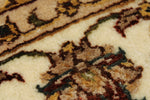 3x12 Gray and Ivory Turkish Silk Runner