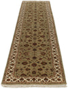 3x10 Light Green and Ivory Turkish Silk Runner