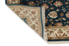 3x10 Navy and Ivory Turkish Silk Runner