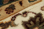 3x10 Navy and Ivory Turkish Silk Runner