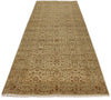 4x12 Ivory and Beige Turkish Oushak Runner