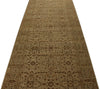 4x12 Ivory and Beige Turkish Oushak Runner