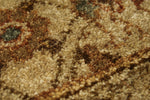 4x12 Ivory and Beige Turkish Oushak Runner
