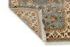 3x12 Light Blue and Ivory Turkish Silk Runner
