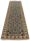 3x10 Light Blue and Ivory Turkish Silk Runner