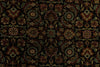 9x12 Black and Ivory Turkish Traditional Rug