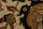 9x12 Black and Ivory Turkish Traditional Rug