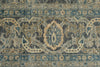 10x14 Gray and Light Blue Anatolian Tribal Rug
