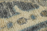 10x14 Gray and Light Blue Anatolian Tribal Rug