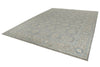 10x14 Gray and Light Blue Anatolian Tribal Rug
