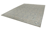10x14 Gray and Light Blue Anatolian Tribal Rug