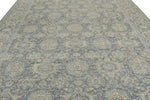 10x14 Gray and Light Blue Anatolian Tribal Rug