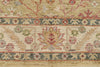 9x12 Yellow and Ivory Turkish Oushak Rug