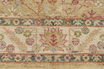 9x12 Yellow and Ivory Turkish Oushak Rug