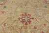 9x12 Yellow and Ivory Turkish Oushak Rug