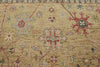 9x12 Yellow and Ivory Turkish Oushak Rug