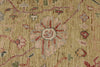 9x12 Yellow and Ivory Turkish Oushak Rug