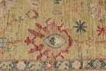 9x12 Yellow and Ivory Turkish Oushak Rug