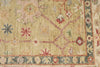 9x12 Yellow and Ivory Turkish Oushak Rug
