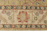 9x12 Yellow and Ivory Turkish Oushak Rug